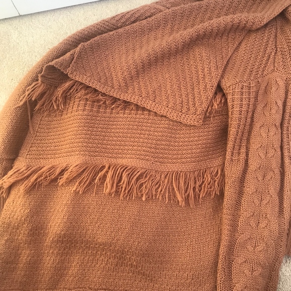 Light Orange Cardigan/Sweater - Picture 3 of 4